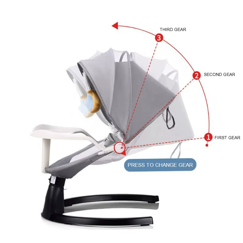 Deluxe Baby Electric Rocking Chair 